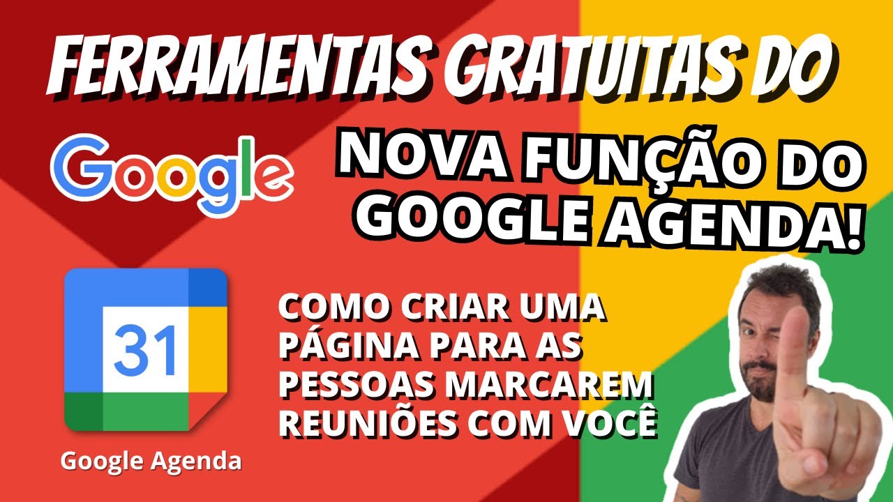 Use o Google Agenda para seus clientes marcarem reuniões com você!