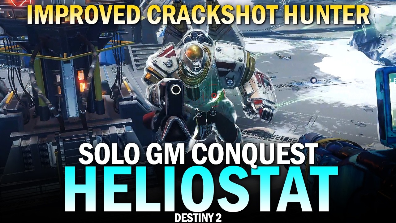 Solo Grandmaster Conquest - Heliostat (Improved Crackshot Hunter Build) [Destiny 2]