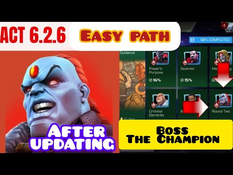 MCOC ACT 6.2.6 Boss The Champion #ytvideo #marvel #mcoc #tranding 