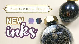 The Purple Jade Rabbit & Lapis Lullabies - Ferris Wheel Press Shimmer Fountain Pen Ink #unboxing