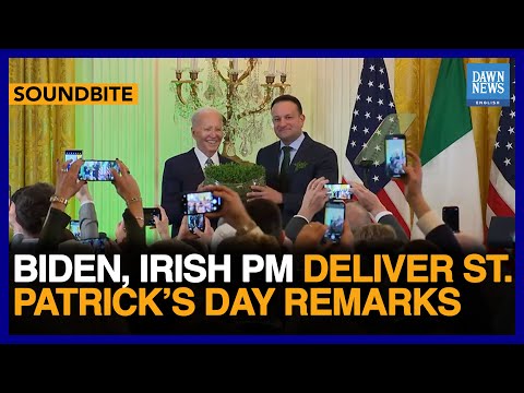 Full Speech: US President Biden, Irish PM Varadkar St. Patrick’s Day Remarks | Dawn News English