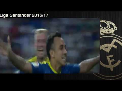 Gol de Orellana vs Real Madrid,Real Madrid 2 - 1 Celta de Vigo, goles, Liga Santander 2016-2017