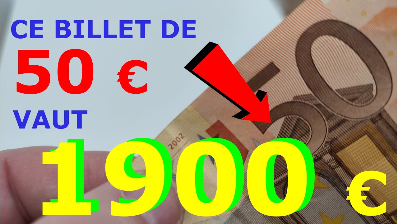 CE BILLET DE 50€ VAUT 1900€ ! VERIFIEZ VOS PORTES MONNAIES !