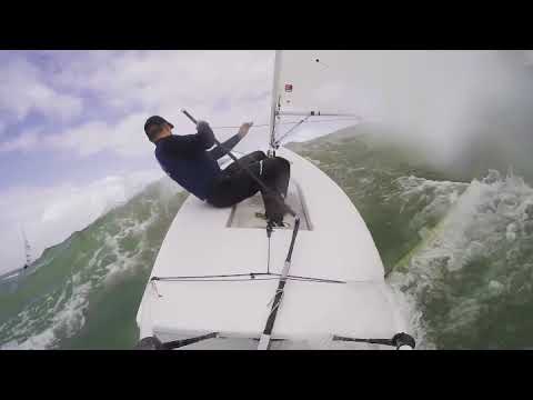 Surfing a massive wave in a Laser