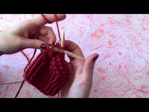 Stricken Zopfmuster einfacher Zopf