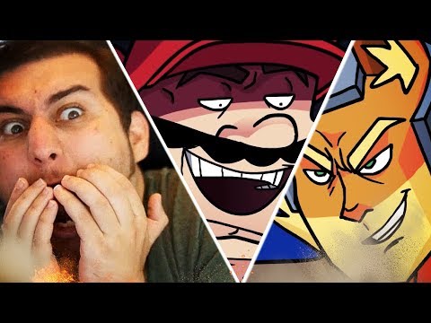 AAAAAAH WHAT IS GOING ON?! | Kaggy Reacts to Speedrunner Mario VS Melee Fox - SOMETHING VERSUS