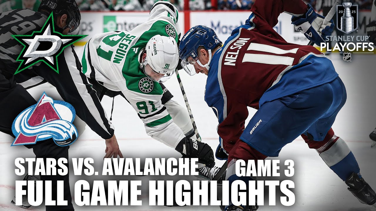 1st Round: Dallas Stars vs. Colorado Avalanche Game 3 | Full Game Highlights | ESPN NHL