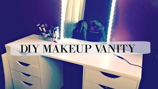 AFFORDABLE DIY MAKEUP VANITY