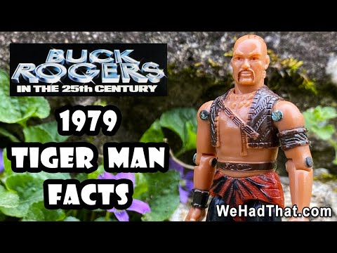 Tiger Man Buck Rogers in the 25th Century Vintage Mego Action Figure Review 1979