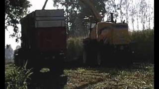 preview picture of video 'Ensilage de maïs 2011 - New Holland FR9090'