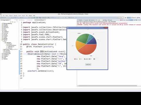 JavaFx Tutorial For Beginners 26   JavaFX Charts   Pie Chart