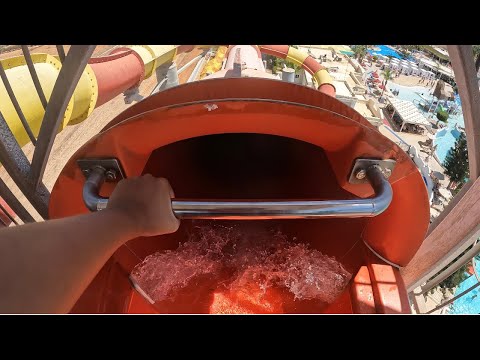 Zeus Thunderbolt Kamikaze WaterSlide High… Fast… Crazie… at WaterWorld in Ayia Napa, Cyprus