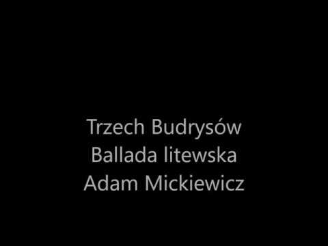 Trzech Budrysów-  ballada litewska- A .Mickiewicz   audiobook