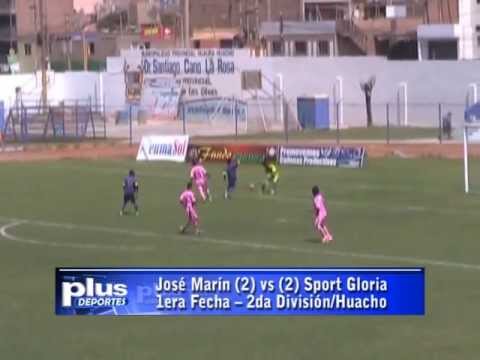 José Marín  (2) vs (2) Sport Gloria - 2da División 2013 1era Fecha/Huacho.