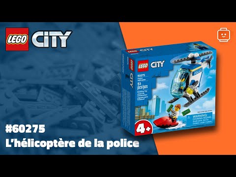 Vidéo LEGO City 60275 : L'hélicoptère de la police