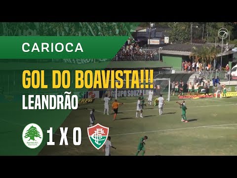 GOL (LEANDRÃO) - BOAVISTA X FLUMINENSE - 17/01 - CARIOCA 2018