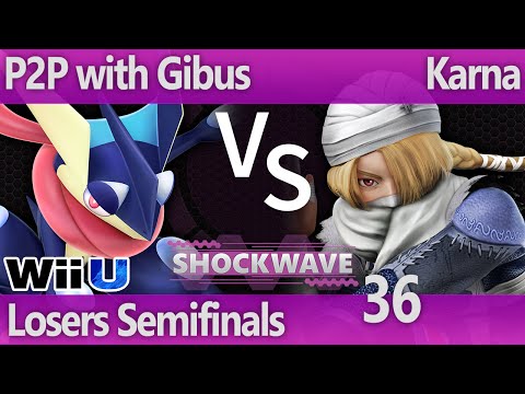 SW 36 Wii U - P2P with Gibus (Lucario) vs Karna (Sheik) - Losers Semifinals