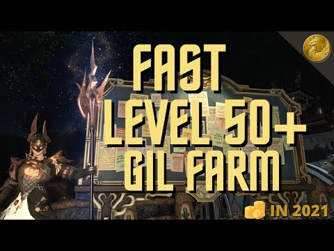FAST LEVEL 50+ GIL FARMING FFXIV - make millions Gil Farming 2021