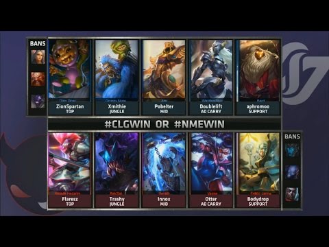 CLG vs NME Game 1 Highlights - COUNTER LOGIC GAMING vs GRAVITY GAMING - Week 3 NA LCS SUMMER 2015