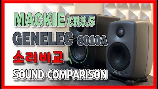 Genelec 8010A vs Mackie CR3.5 #sound comparison