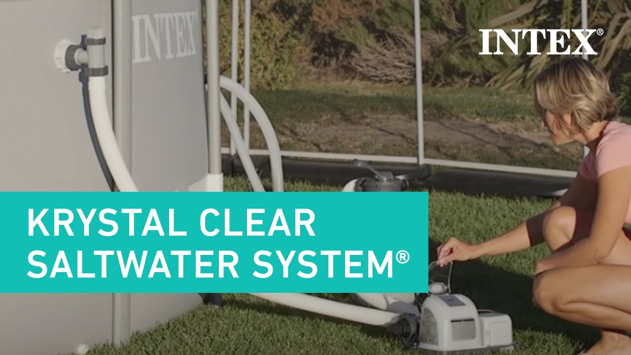 Intex Systèmes d’eau salée Krystal Clear pour piscines jusqu'à 26'500 l