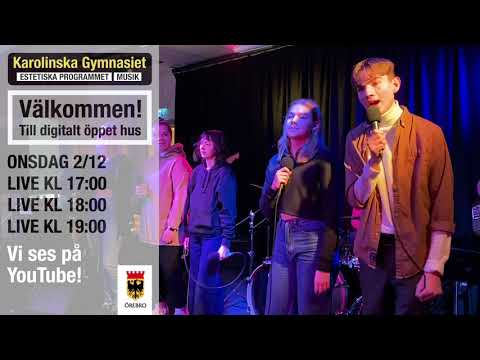 Varmt välkommen till digitalt öppet hus