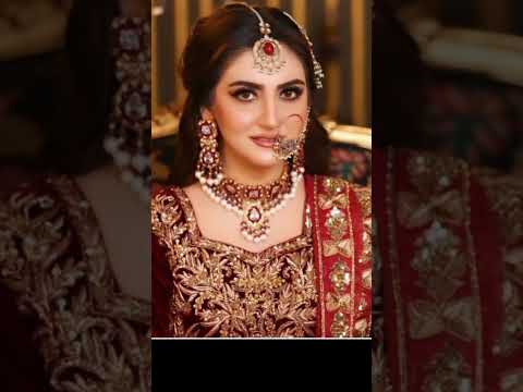 Hiba Bukhari in bridal look 