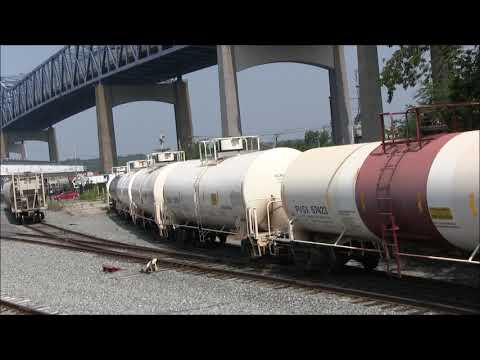 First train filmed on restored yard track  - Wharf - 7/26/2021