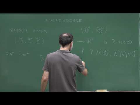 Master Program: Probability Theory - Lecture 2: Independence