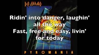 Rock! Rock! Till you Drop by Def Leppard - Lyrics