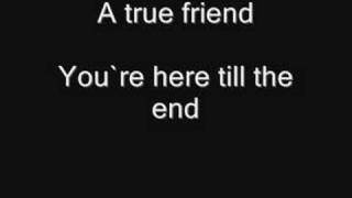 Miley Cyrus-True Friend with Lyrics