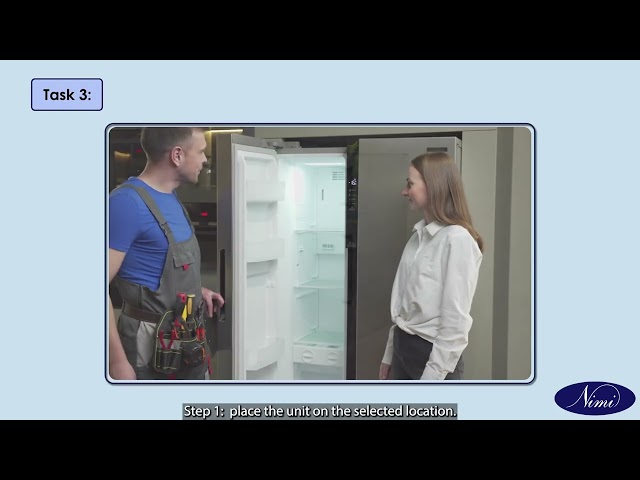 Installation of refrigerator