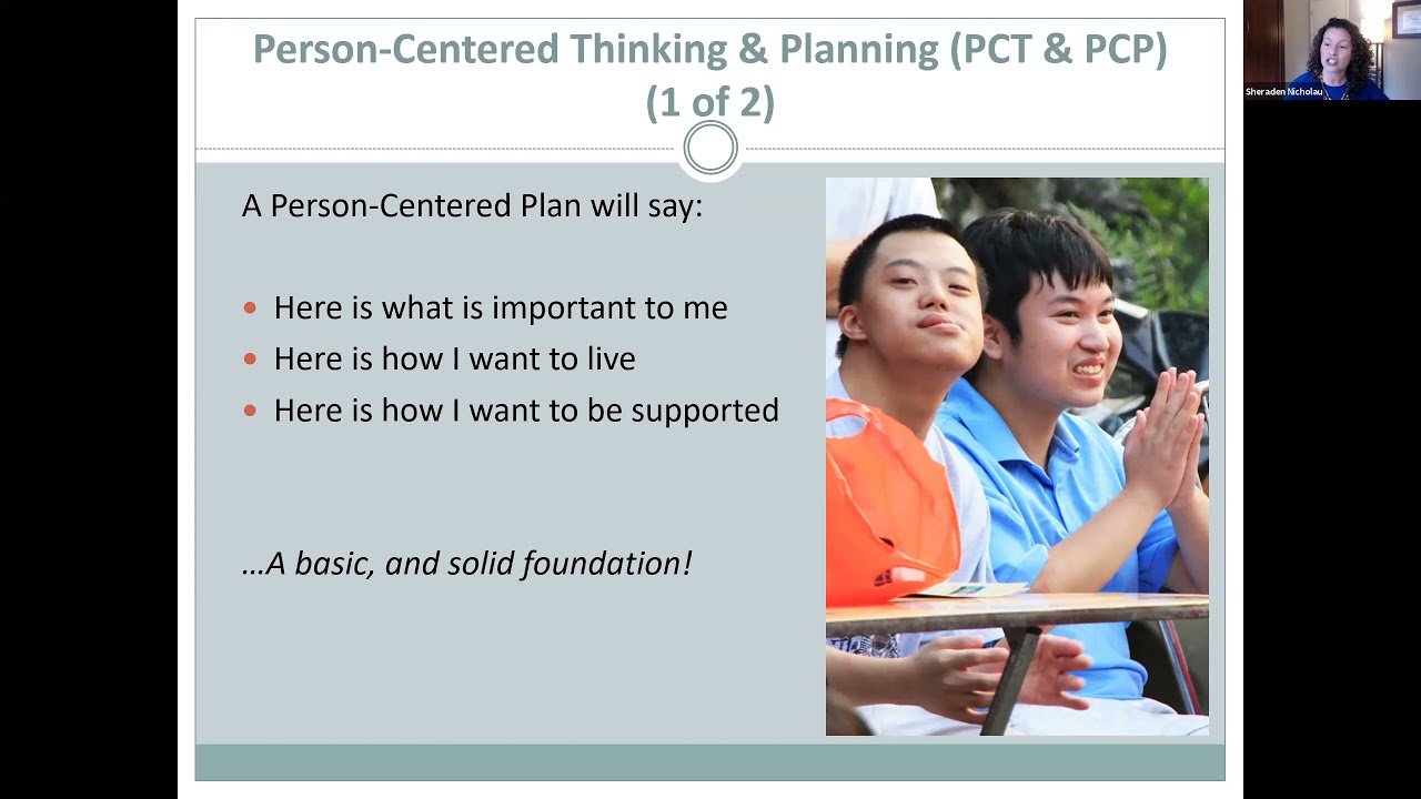 Person-Centered Planning Webinar