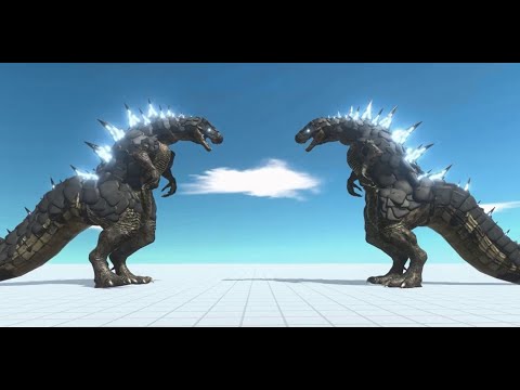 Baby Godzilla vs Baby Godzilla 3000 Animal Revolt Battle Simulator ARBS