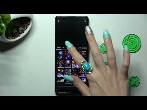 How to Apply Animated Wallpaper on SONY XPERIA 5 IV - Magic Fluids Live Wallpaper