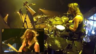 Megadeth - Dirk Verbeuren drumcam - &quot;The Threat Is Real&quot; live in Groningen, 2016