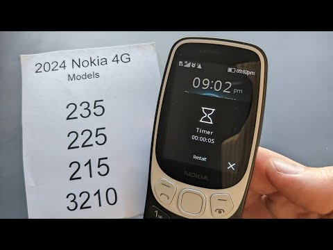 Timer on Nokia 235 , 225 , 215 ( 4G 2024)