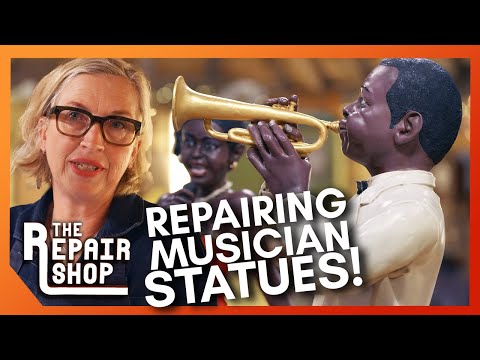 Repairing A Pair Of Cherished Jazz Musician Statues | The Repair Shop
