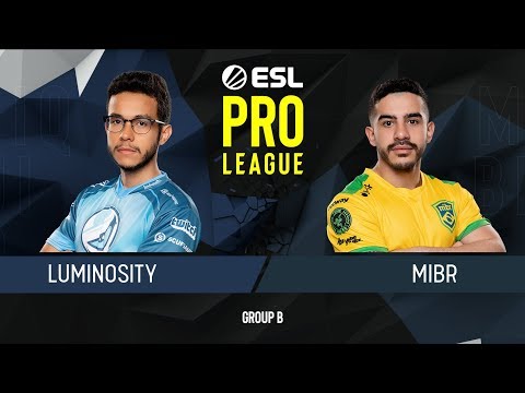 CS:GO - Luminosity vs.  MIBR [Mirage] Map 1 - Group B - ESL Pro League Season 9