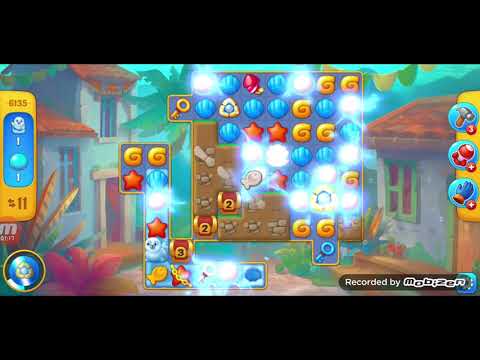 fishdom gameplay / level 6135 / It is like the ads? / thank you