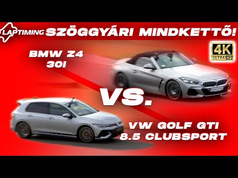 SZÖGGYÁRI MINDKETTŐ! - BMW Z4 30i vs. VW Golf GTi 8.5 Clubsport (Laptiming Ep. 397.)