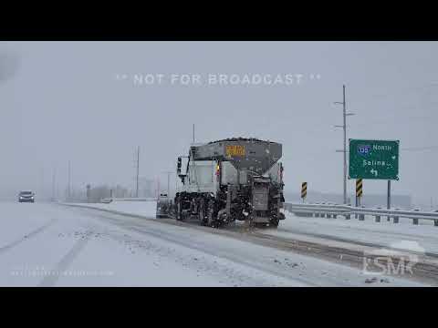 11-25-2023 Harvey County, KS - Whiteout - Vehicles Stuck - Hazardous Road Conditions