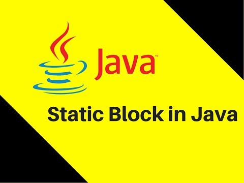 7 16 How to use Static Block in Java Tutorial