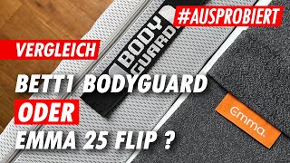 Bett1 Bodyguard vs. Emma 25 Flip Matratzen-Vergleich