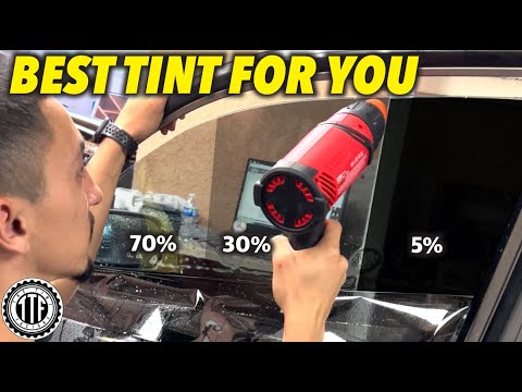 What Is The PERFECT Window Tint Percentage For YOU - The Tint Factory