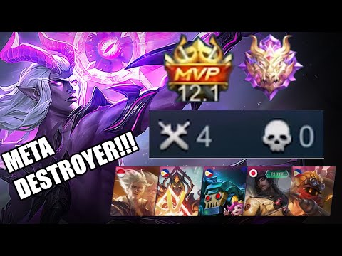 TOP GLOBAL MOSKOV! 4 KILLS AND STILL GOT THE MVP?!! HOW IS THAT POSSIBLE?!! META GOT DESTROYED! MLBB