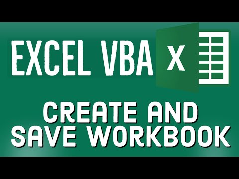 Excel VBA Tutorial for Beginners 31 Create and Save a Workbook using VBA in Excel