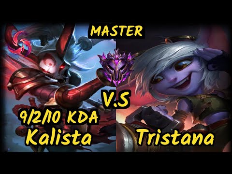 SPY.V Freeze (KALISTA) vs TRISTANA - 9/2/10 KDA BOTTOM ADC GAMEPLAY - EUW Ranked MASTER