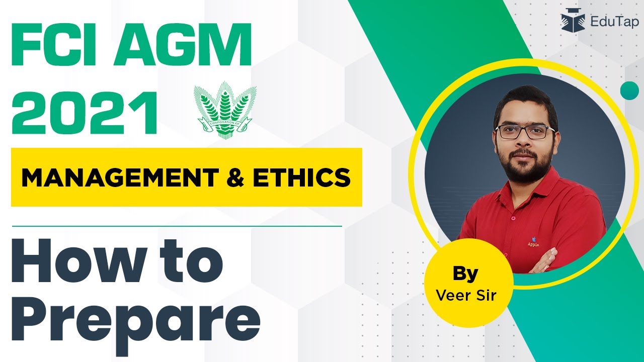 How to prepare Management and ethics for FCI AGM 2021 | EduTap