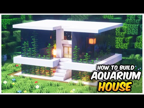 Minecraft: How to Build a Aquarium House | Survival House Tutorial